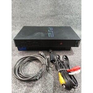 PlayStation 2 w/ 1 wireless controllers 2 wired controllers & 15 Game Lot